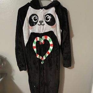 Christmas Panda Onesie